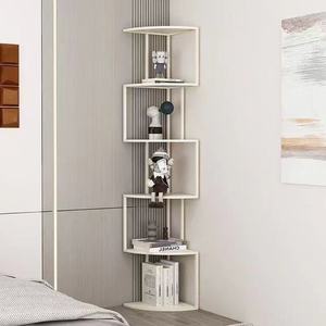 Scaffale di stoccaggio ad angolo <span class=keywords><strong>verticale</strong></span> creativo di lusso moderno accessibile Design Casual libreria a parete per la casa dell'ufficio della camera da letto - Product Image 3