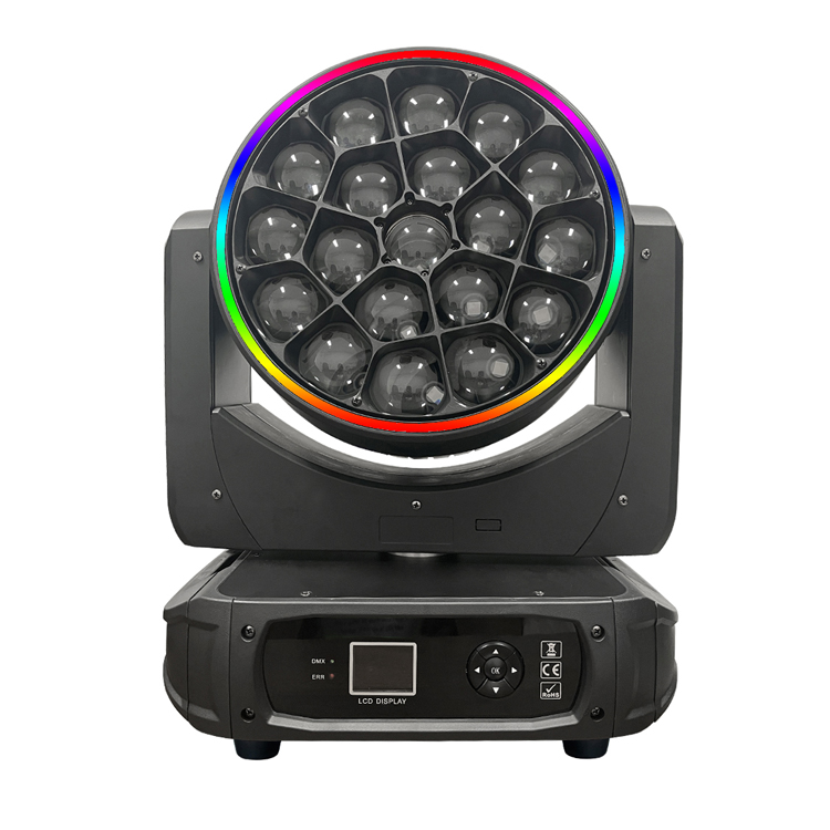 19x40w Bee Eye K15 RGBW LED Moving Head Wash Light for DJ Disco
