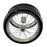 Kit de roues Supermoto Sur-Ron Light Bee X 17 pouces 17x2.15 en aluminium CNC haute performance, couleur argent, pour moto électrique tout-terrain