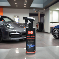Revestimiento de pintura de cerámica Nano superhidrofóbico de alto brillo, abalorios de agua autolimpiantes, 500ml, plástico OEM para coches, agua, cuidado del coche