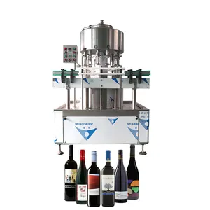 Máquina de enchimento de líquido automático, pequeno barato para garrafagem de vinho de fruta
