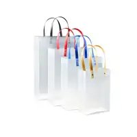 थोक पूर्ण रंग संभालती पर्यावरण के अनुकूल पीपी प्लास्टिक गर्म टीसी पारदर्शी गर्म पीवीसी उपहार ढोना पैकेजिंग बैग