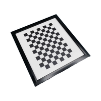 Plat Kalibrasi Papan Catur Kaca 8-2 Presisi Tinggi untuk Mesin Pemindai 3D dan Visi Mesin