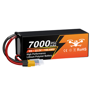 7000mAh thiết kế tiên tiến 6s1p 35C xt90 độ bền UAV Drone Pin - Product Image 2