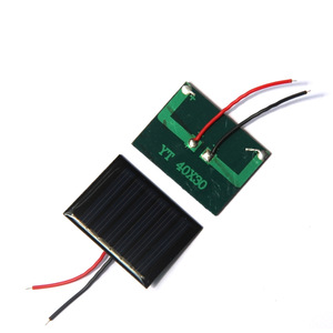 Panneau solaire flexible 40x30mm 0.15W 3V en silicium polycristallin avec fils pour carte d'apprentissage DIY - Product Image 4