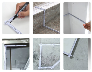 Règle pliante <span class=keywords><strong>de</strong></span> <span class=keywords><strong>charpentier</strong></span> en plastique, légère, en composite, avec fractions d'inch faciles à lire - 6,5 pi / 2 m - Product Image 5