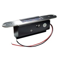 Serrure électrique à verrouillage par signal à cinq fils avec retour d'information, sortie de signal relais NO NC, verrouillage cathodique, compatible DC12V DC24V