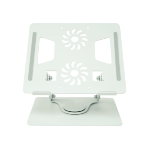 Soporte Ajustable para Portátil de Metal, Soporte de Enfriamiento para Portátil con Rotación de 360 Grados, Soporte Elevador Plegable para Portátil con Ventiladores Dobles - Product Image 4