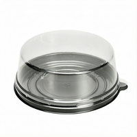 Boîtes à gâteaux transparentes personnalisées de 4, 6, 8 et 10 pouces, emballage pour fleurs, cadeaux, boîtes à gâteaux en plastique