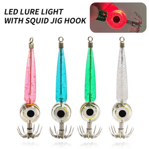 Nouvelles cannes à pêche à Led lumineuses, fournitures de fabrication de leurres, hameçon de gabarit de pêche, parapluie, pieuvre, calmar, hameçon de gabarit - Product Image 5