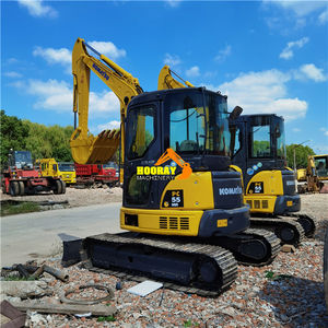 Excavadora Hidráulica Usada KOMATSU PC55MR-2 Mini de 5.5 Toneladas, de Segunda Mano, con Orugas de Goma, Alta Calidad - Product Image 4