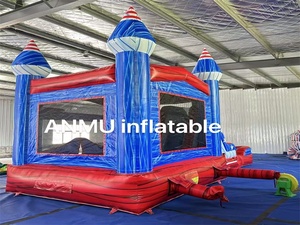Château gonflable et toboggan aquatique en PVC de haute qualité pour adultes, structure gonflable commerciale pour fêtes - Product Image 2