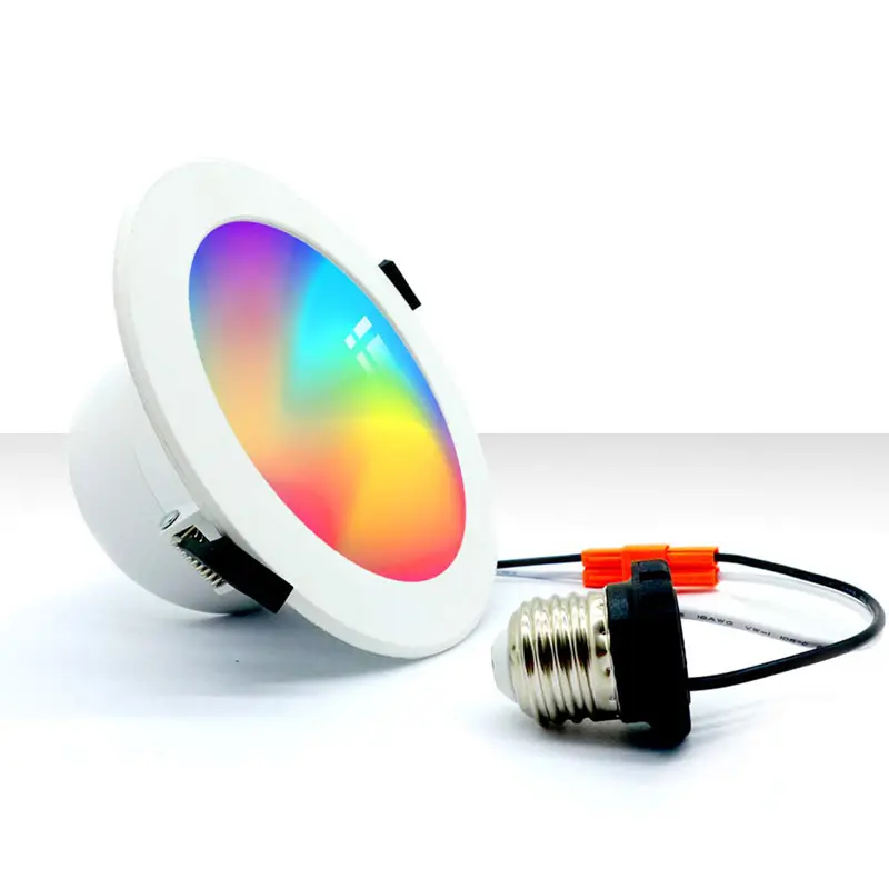 9W Smart WiFi Downlight Dimmable Ceiling Recessed Spot Light APP Remote WIFI Control RGB High Bright Spotlight