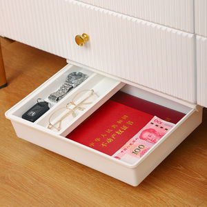 <b>Drawer</b>-style money organizer, hidden compartment, no-drill document <b>box</b>, concealed cabinet/desktop compartmentalized invisible - Product Image 1