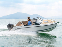 Ecocampor 6750 Yacht de sport de luxe 6 places Bateaux de pêche en aluminium à vendre