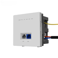 Panel XPON ONU PAC 86 dengan 1GE LAN, 1POTS VOIP Port, Dual Mode GPON EPON ONT, Terminal Serat Optik untuk Pemasangan di Dinding, untuk Proyek FTTH Hotel