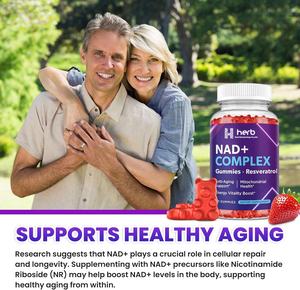 Compléments alimentaires à base de plantes pour adultes en marque privée OEM, vitamines K2 D3, collagène, resvératrol, berbérine, croissance des cheveux, NAD+, biotine, gommes - Product Image 5