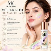 Base de Teint Triple Couleur Spirale Isolante, Protection Quotidienne UV SPF60 PA+++, Unifie le Teint, Base Lissante Préparatoire, Soin Maquillage