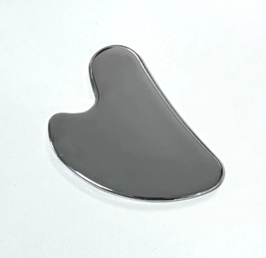 personalized logo heart shaped stainless steel 304 body <b>scraping</b> <b>board</b> for healthcare - Product Image 1