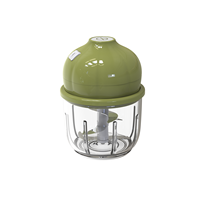 Presse-ail électrique sans fil portable 350ML, mini robot culinaire rechargeable, durable, en acier inoxydable et plastique PP, pour légumes