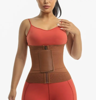 Faja Reductora de Cintura Elástica Ajustable para Ejercicio y Fitness, Cómoda y Moldeadora