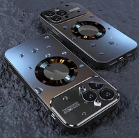 Coque de téléphone antichoc magnétique à grand objectif pour iPhone 12 13 14 Plus 15 16 17 Pro Max