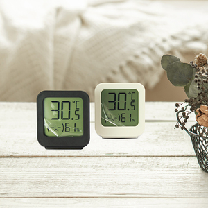 Chambre intérieure Mini Clean Reader Hygrothermographe Lcd Grand écran Moniteur à chiffres Compteur Hygromètre Capteur <span class=keywords><strong>de</strong></span> température et d'humidité - Product Image 5