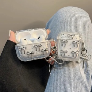 Glue Glitter Bow Chain Adecuado para airpods4/3 Funda protectora para auriculares 2PRO <span class=keywords><strong>Segunda</strong></span> y tercera generación Nuevas mujeres - Product Image 2