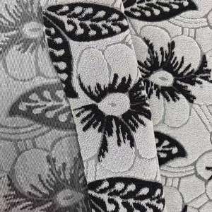 Eleganter, einfarbiger, leichter Stretch-Stoff aus 100% Polyester, Jacquard-Mesh-Tüll-Polsterstoff für Hochzeitskleider und Heimtextilien - Product Image 3