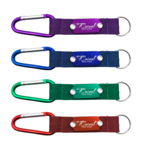 Custom Carabiner Lanyard Polyester Wrist Strap with <b>Hook</b> Short Keychain Lanyard for Carabiner Sublimation Custom Logo - Product Image 2
