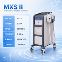 Appareil de Sculpture Corporelle Professionnel EMS MXS II Amélioré à Double Mode avec 4 Poignées et Réglage Intelligent des Paramètres
