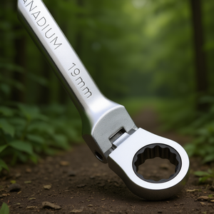 ประแจรวมเฟอร์วี หัวแร็คเก็ตแบบโค้งงอได้ ขนาด 19 มม. - Product Image 3