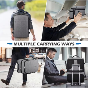 Elegante Mochila <span class=keywords><strong>de</strong></span> Viaje Aprobada para Vuelos, Impermeable, para Viajes <span class=keywords><strong>de</strong></span> Negocios, con Compartimento para Portátil, para <span class=keywords><strong>Fin</strong></span> <span class=keywords><strong>de</strong></span> <span class=keywords><strong>Semana</strong></span> - Product Image 3