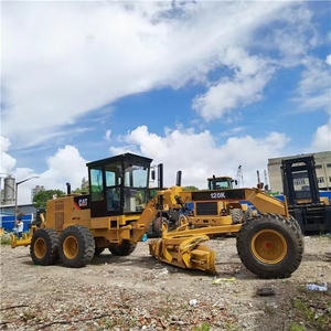 Bon prix pour une niveleuse Caterpillar CAT 140K 120K 140GC légèrement utilisée, équipement de pavage routier, modèle 2022, 506 heures de fonctionnement - Product Image 1