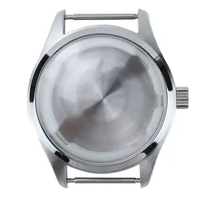 luxury 40mm case 316L stainless steel nh35 watch parts manufacturers For seiko nh34 nh35a nh36 nh38 movement