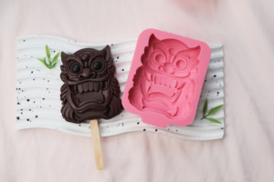 Stampo in Silicone 3D per Gelato a Forma di Leone Cinese Tradizionale, <span class=keywords><strong>Creatura</strong></span> Mitologica, per Ghiaccioli e Cioccolato Fai-da-Te - Product Image 5