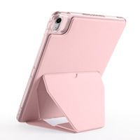 Étui de protection pour tablette iPad Pro pliable en cuir PU, résistant aux chocs, avec support, en acrylique, pour iPad Pro 11 Air 6 7