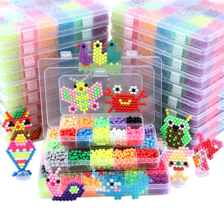 Shape Filter DIY Children 24色Magic Water吸収Beads Gel 5000 Beads Magic Water Beads