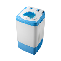 7kg Home Electric Appliance Semi-automatic Top Loader Washing Drying Machine