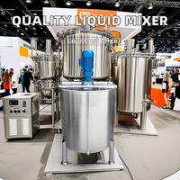 Réservoir de mélange industriel de chauffage liquide d'acier inoxydable d'équipement de machine de mélangeur liquide d'acier inoxydable