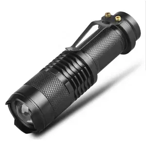 200lm Zoomable led sk68 flashlight with free brand logo print