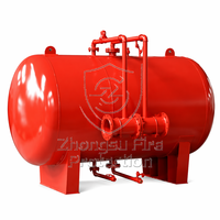 Réservoir à mousse ignifuge ZHONGSU PHYM 1500L, type pressurisé, dispositif de mélange proportionnel pour système d'extinction d'incendie industriel