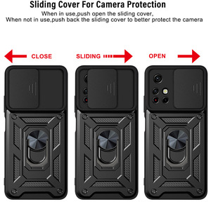 <span class=keywords><strong>Cover</strong></span> per fotocamera Slide custodia per telefono con supporto ad anello per Xiaomi 13 13T 12 11 <span class=keywords><strong>Pro</strong></span> Civi 2 po C40 M5 <span class=keywords><strong>M4</strong></span> F5 <span class=keywords><strong>Cover</strong></span> magnetica - Product Image 5