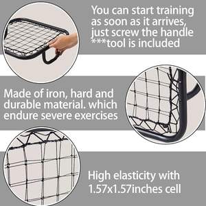 RB05A <span class=keywords><strong>Mini</strong></span> équipement d'entraînement de but net de rebondisseur de football compétitif pour les gardiens de but fabriqués en Chine - Product Image 3