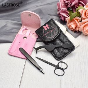 Top Sale <b>Lash</b> Tweezers Case 3pcs Eyelash Applicator Tools Set Gold Pink White Black <b>Lash</b> Tweezers Set With Private Logo - Product Image 2