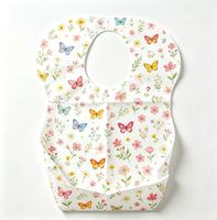 Bavoir jetable pour bébé, film PE anti-fuite, tablier jetable pour restaurant, repas des enfants