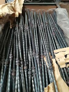 OUYA Porte et clôture de jardin Piquets décoratifs en acier forgé martelé en fer forgé - Product Image 2