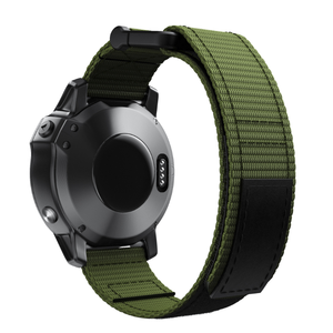 Bracelet de montre en nylon respirant de 26 mm pour Garmin <span class=keywords><strong>Fenix</strong></span> <span class=keywords><strong>7</strong></span>/7Pro/<span class=keywords><strong>6</strong></span>/<span class=keywords><strong>6</strong></span> Pro/5/5 Plus/Epix/Instinct, bracelet de remplacement - Product Image 1