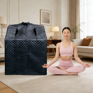 Tente de sauna vapeur semi-humide portable ZT pour hôtels avec panneau de commande informatique à vendre – Cabine de sauna chauffante portable pour spa à domicile - Product Image 1