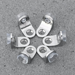 Tủ L hình dạng Kệ hỗ trợ người giữ kính hợp kim kẽm Khung kệ PEG kệ kính hỗ trợ pins với cốc hút - Product Image 4